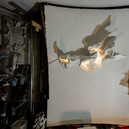 Jan Hooss – Draperie-Lampe